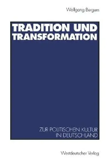 Cover of Tradition Und Transformation