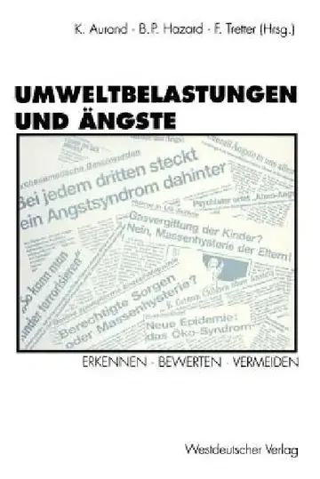Cover of Umweltbelastungen Und Ängste