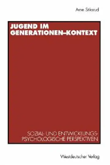 Cover of Jugend Im Generationen-Kontext
