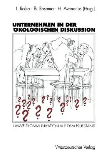 Cover of Unternehmen in Der Ökologischen Diskussion