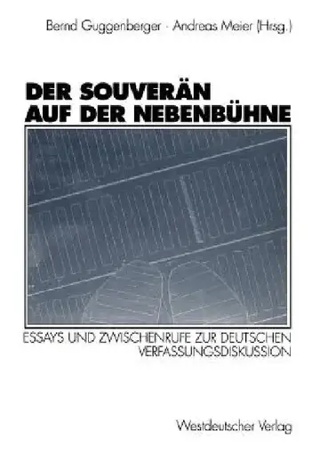 Cover of Der Souverän Auf Der Nebenbühne