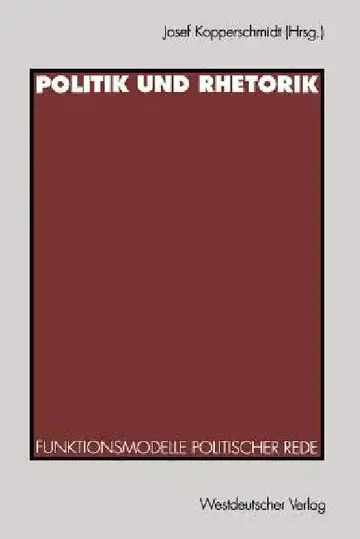 Cover of Politik Und Rhetorik