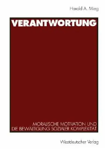 Cover of Verantwortung