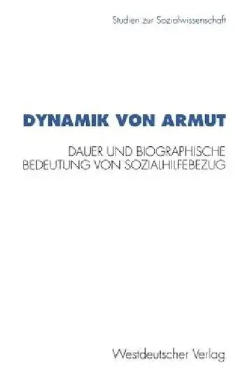 Cover of Dynamik Von Armut