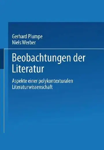 Cover of Beobachtungen Der Literatur