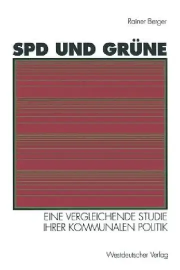 Cover of SPD Und Grüne