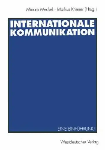 Cover of Internationale Kommunikation