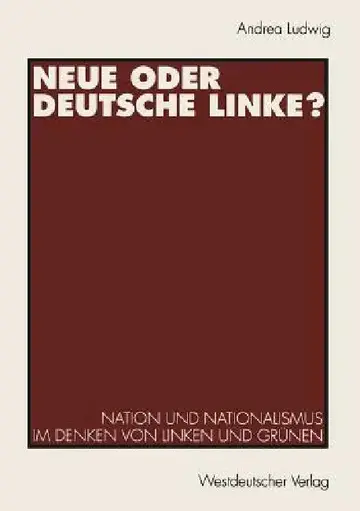 Cover of Neue Oder Deutsche Linke?