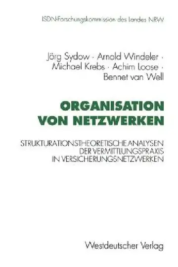 Cover of Organisation Von Netzwerken