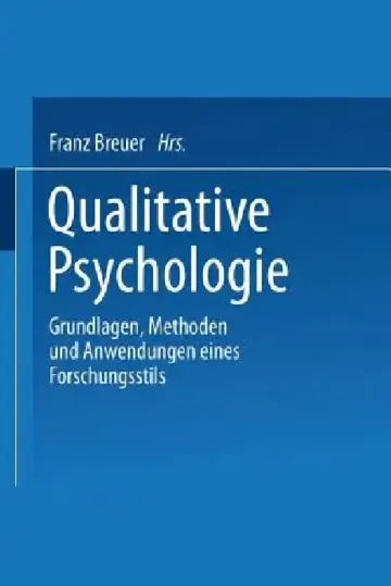 Cover of Qualitative Psychologie