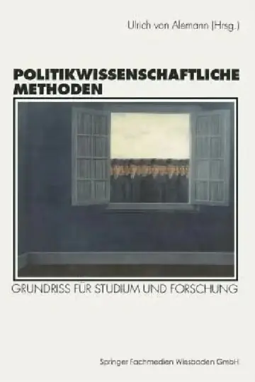 Cover of Politikwissenschaftliche Methoden