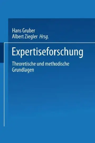 Cover of Expertiseforschung