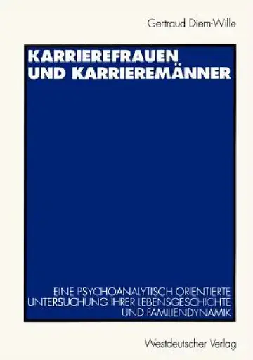 Cover of Karrierefrauen Und Karrieremänner