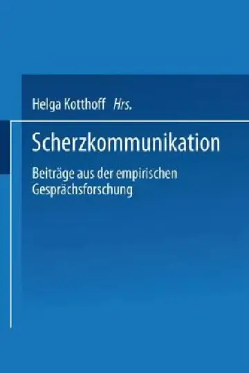 Cover of Scherzkommunikation