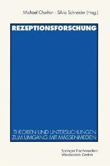 Cover of Rezeptionsforschung