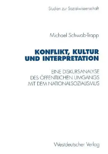 Cover of Konflikt, Kultur Und Interpretation