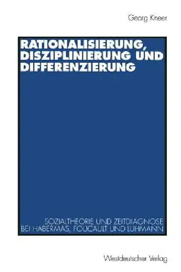 Cover of Rationalisierung, Disziplinierung Und Differenzierung