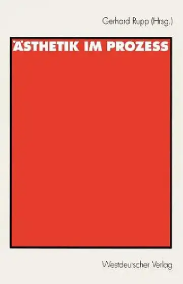 Cover of Ästhetik Im Prozeß