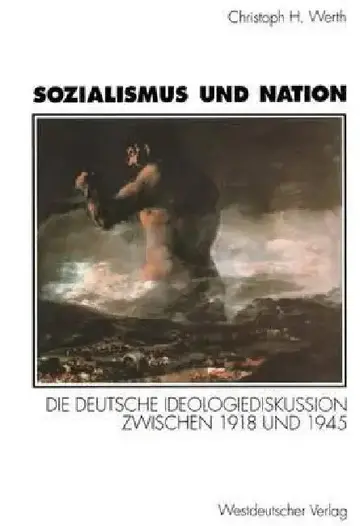 Cover of Sozialismus Und Nation