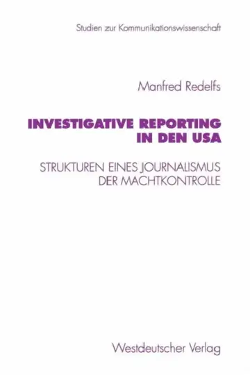 Cover of Investigative Reporting in Denglish USA