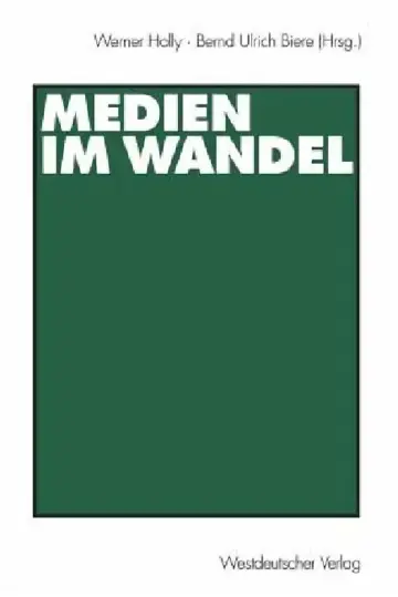 Cover of Medien Im Wandel