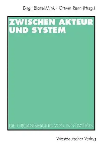 Cover of Zwischen Akteur Und System