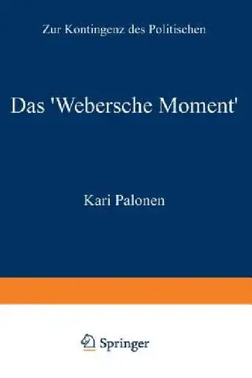 Cover of Das 'Webersche Moment'