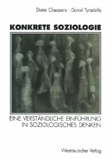 Cover of Konkrete Soziologie