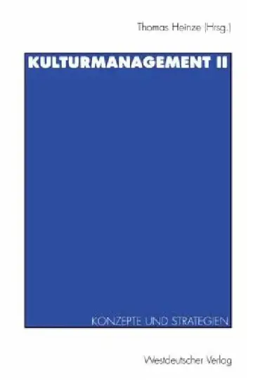 Cover of Kulturmanagement II