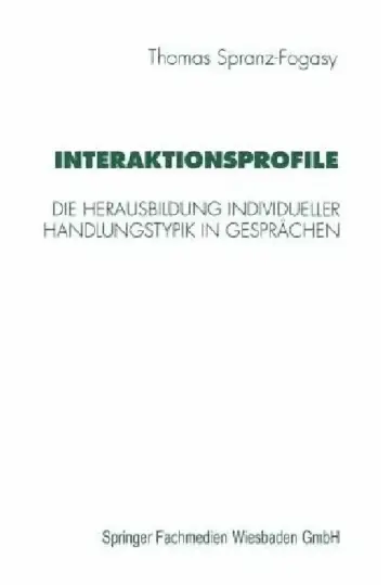 Cover of Interaktionsprofile