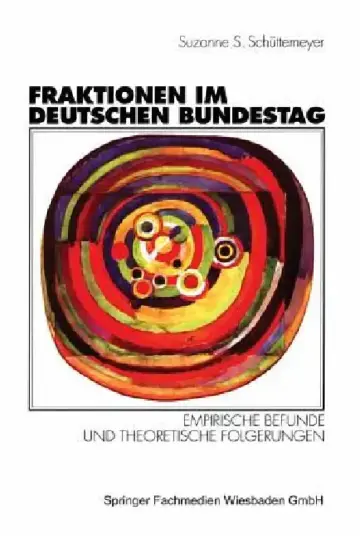 Cover of Fraktionen Im Deutschen Bundestag 1949 - 1997