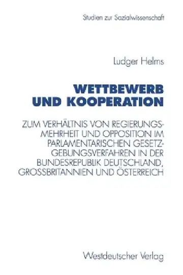 Cover of Wettbewerb Und Kooperation