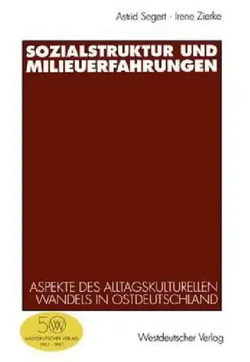 Cover of Sozialstruktur Und Milieuerfahrungen