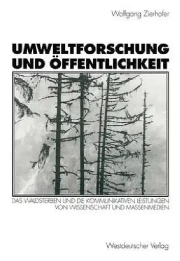 Cover of Umweltforschung Und Öffentlichkeit