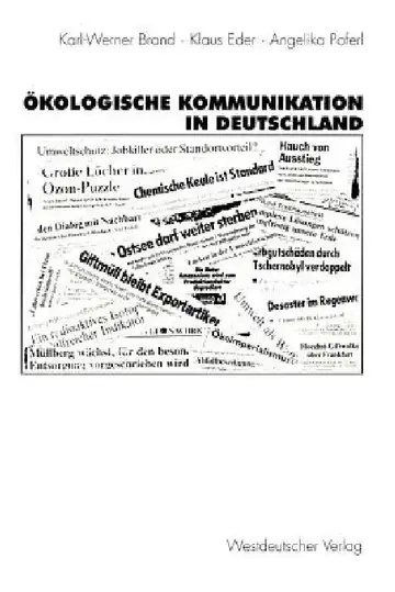 Cover of Ökologische Kommunikation in Deutschland