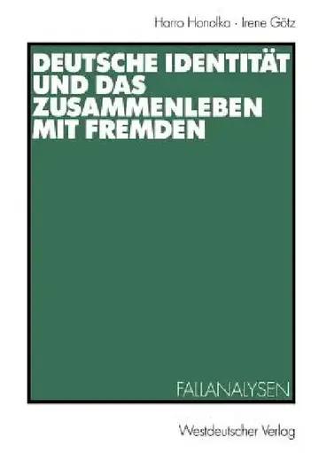 Cover of Deutsche Identität Und Das Zusammenleben Mit Fremden