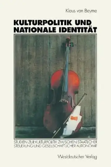 Cover of Kulturpolitik Und Nationale Identität