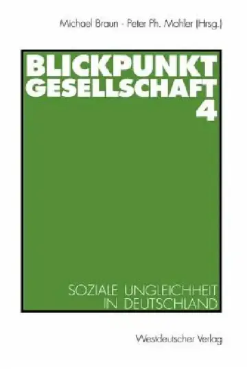 Cover of Blickpunkt Gesellschaft 4