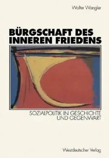 Cover of Bürgschaft Des Inneren Friedens