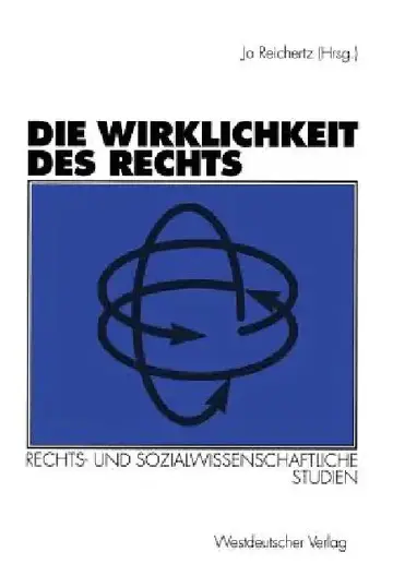 Cover of Die Wirklichkeit Des Rechts