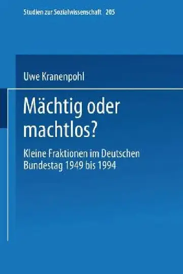 Cover of Mächtig Oder Machtlos?