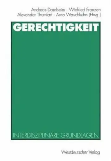 Cover of Gerechtigkeit