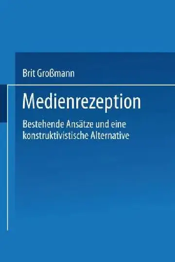 Cover of Medienrezeption