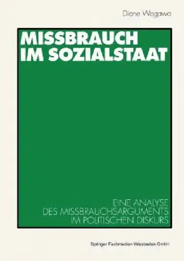 Cover of Missbrauch Im Sozialstaat