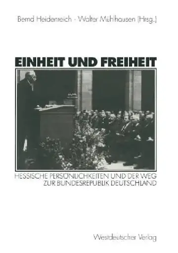 Cover of Einheit Und Freiheit