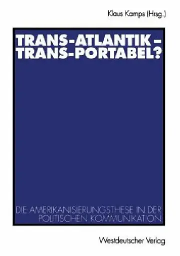 Cover of Trans-Atlantik -- Trans-Portabel?