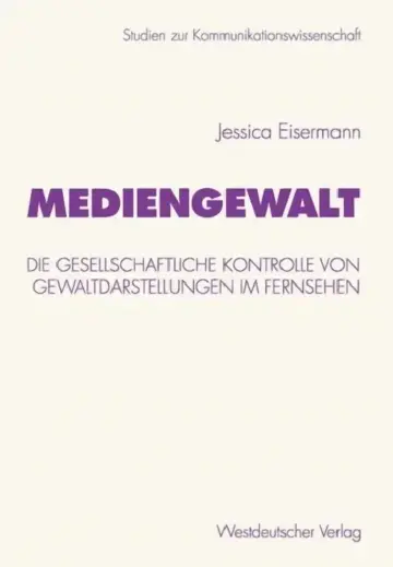 Cover of Mediengewalt