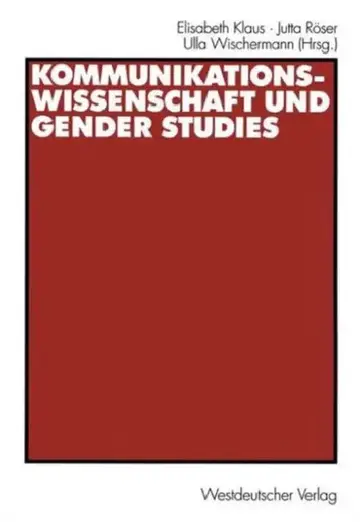 Cover of Kommunikationswissenschaft Und Gender Studies