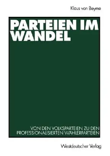 Cover of Parteien Im Wandel