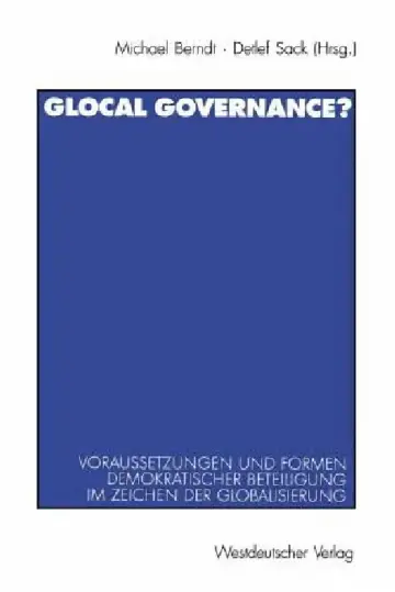 Cover of Glocal Governance?